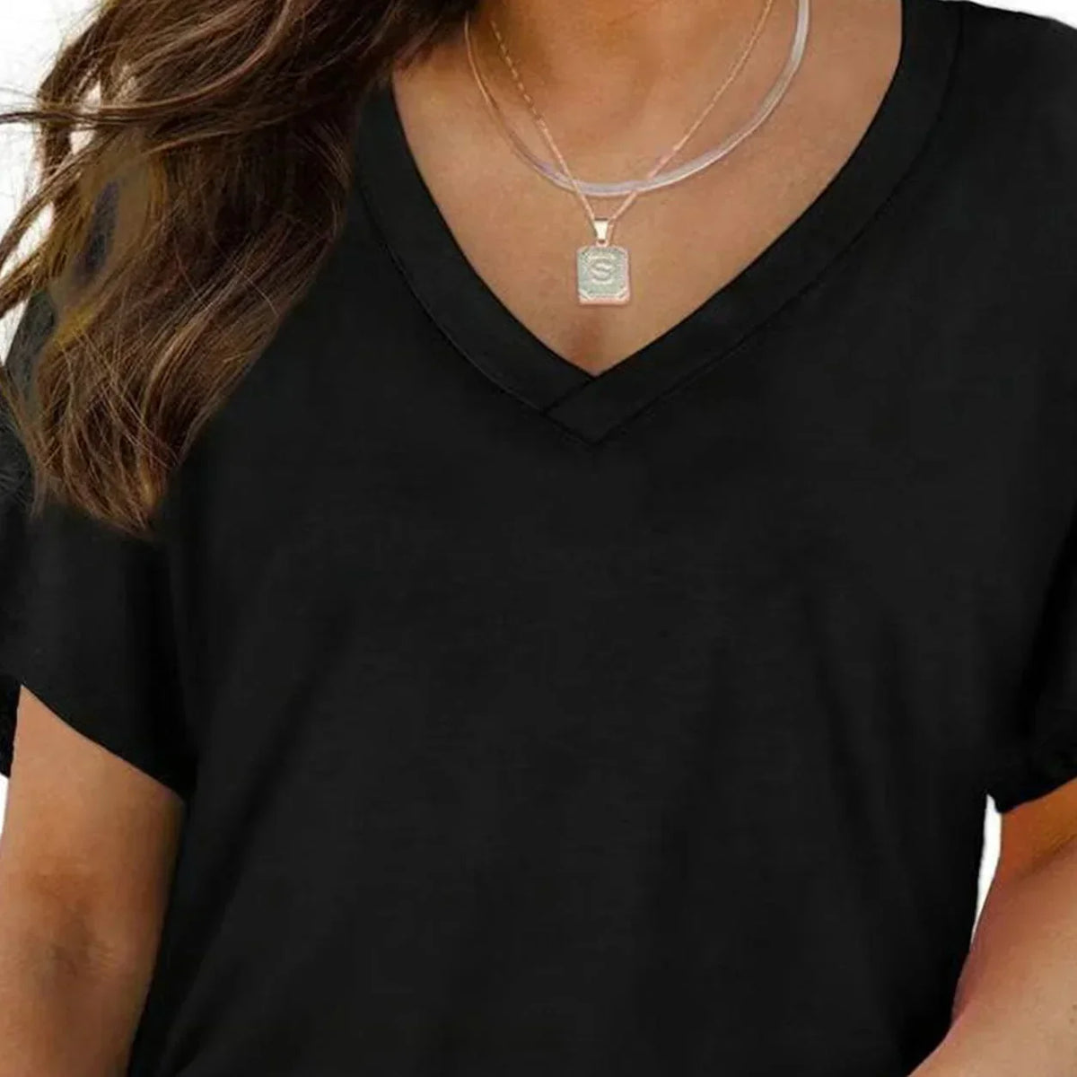SoftLuxe β Women's Everyday V-Neck Comfort T-Shirt