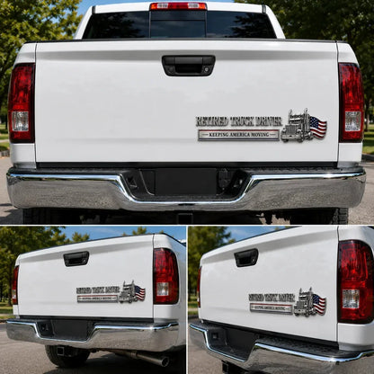 RoadLegacy – Retired Truck Driver Tribute Emblem