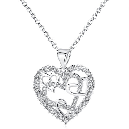 LoveFlow – Romantic Interlocking Necklace