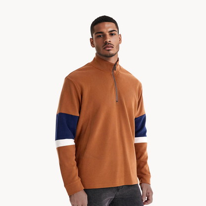 Nathan Quarter-Zip Sweater | BELIVITE