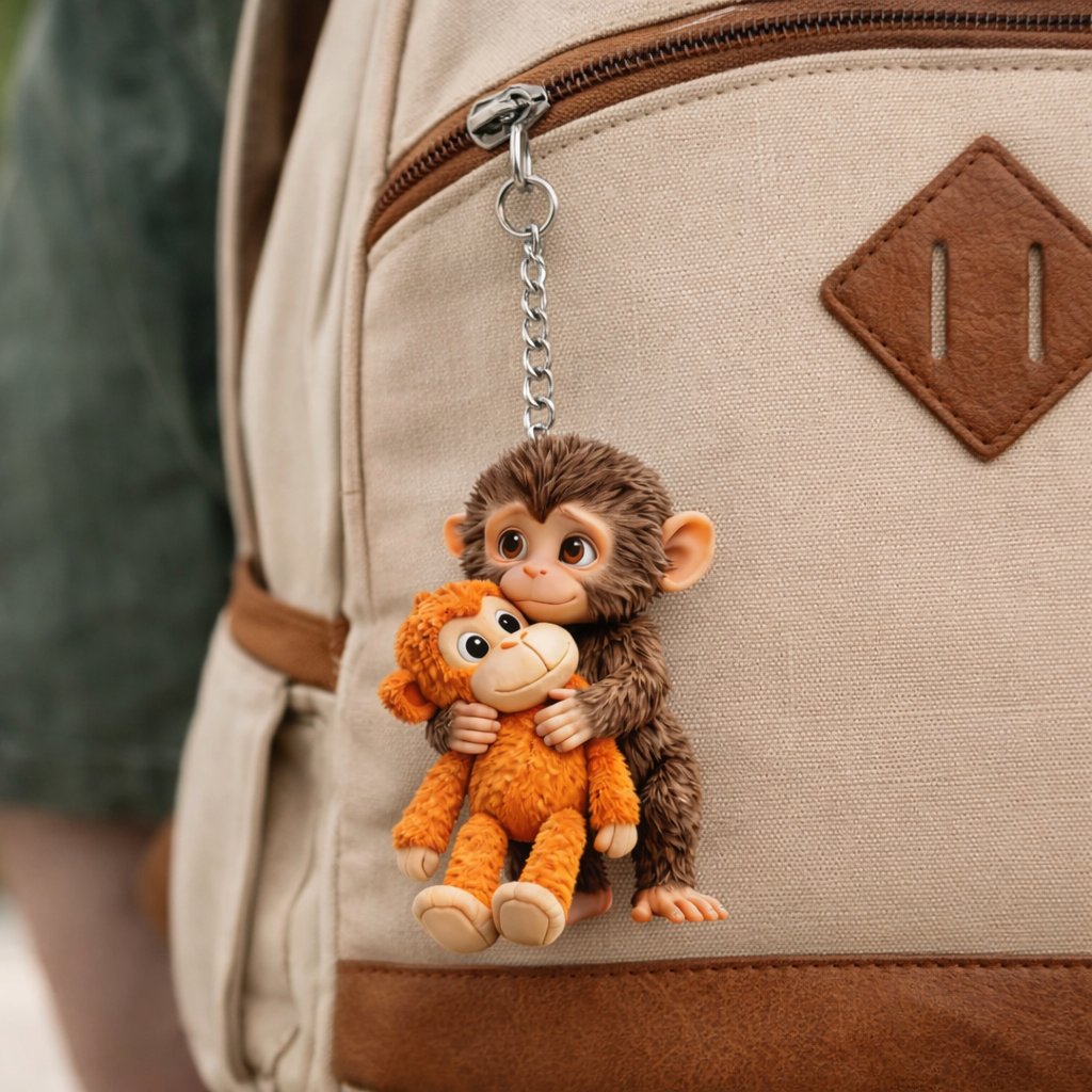 CuddleMonkey – Daily Comfort Keychain