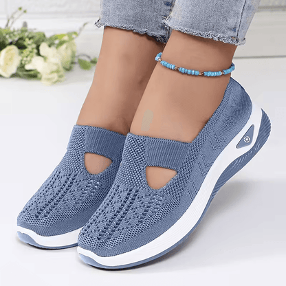 Pebble — Slip-On Walking Shoes with Rocker Sole