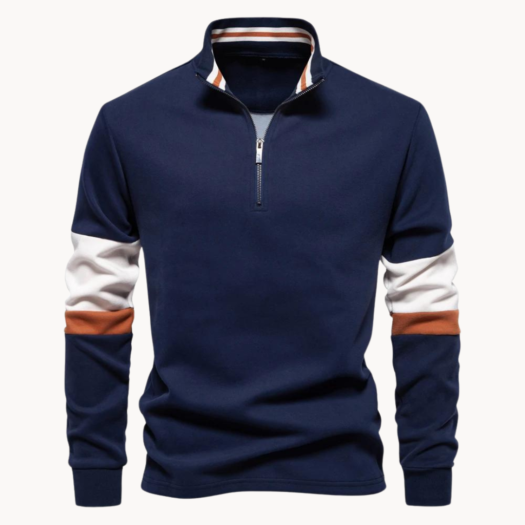 Nathan Quarter-Zip Sweater | BELIVITE