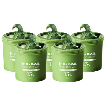 HerbaGlow – Holy Basil Bubble Deep Cleansing Mask