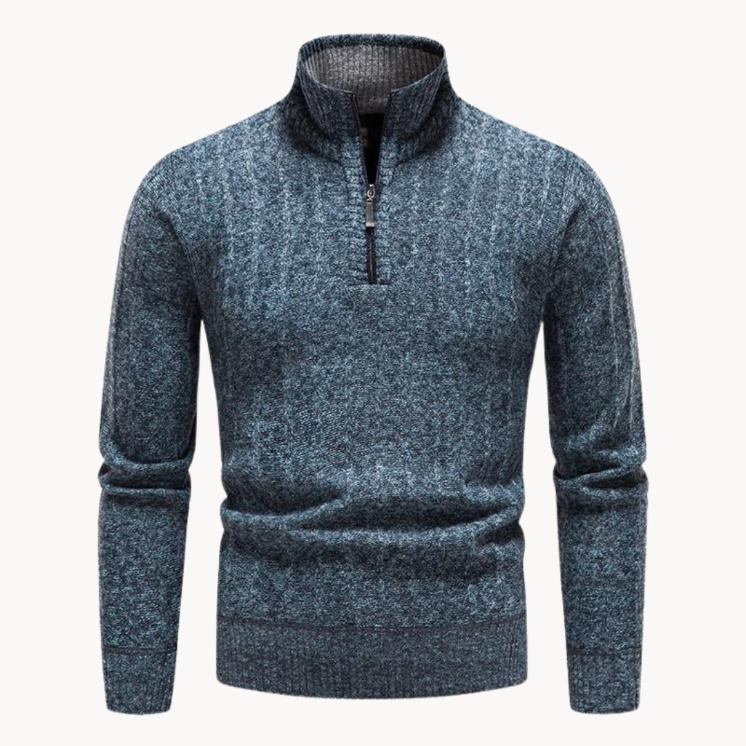 Freddie Quarter Zip Sweater | BELIVITE