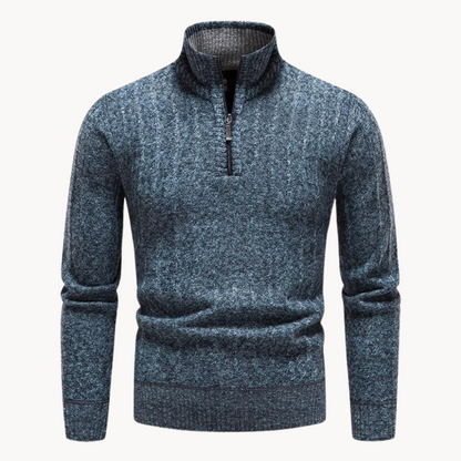 Freddie Quarter Zip Sweater | BELIVITE