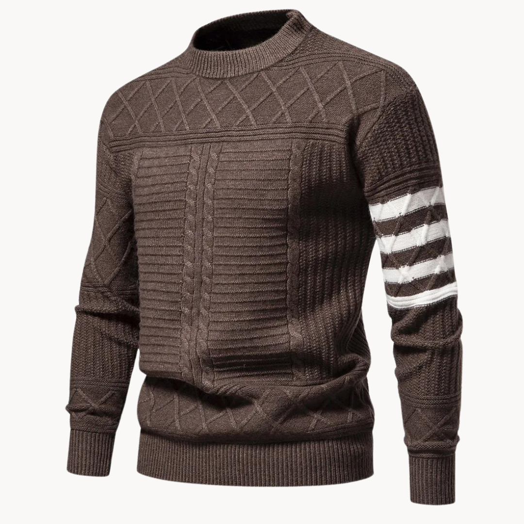 Warren Cable Crewneck Sweater | BELIVITE