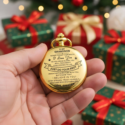 HeritageTick – Grandpa to Grandson Pocket Watch Gift