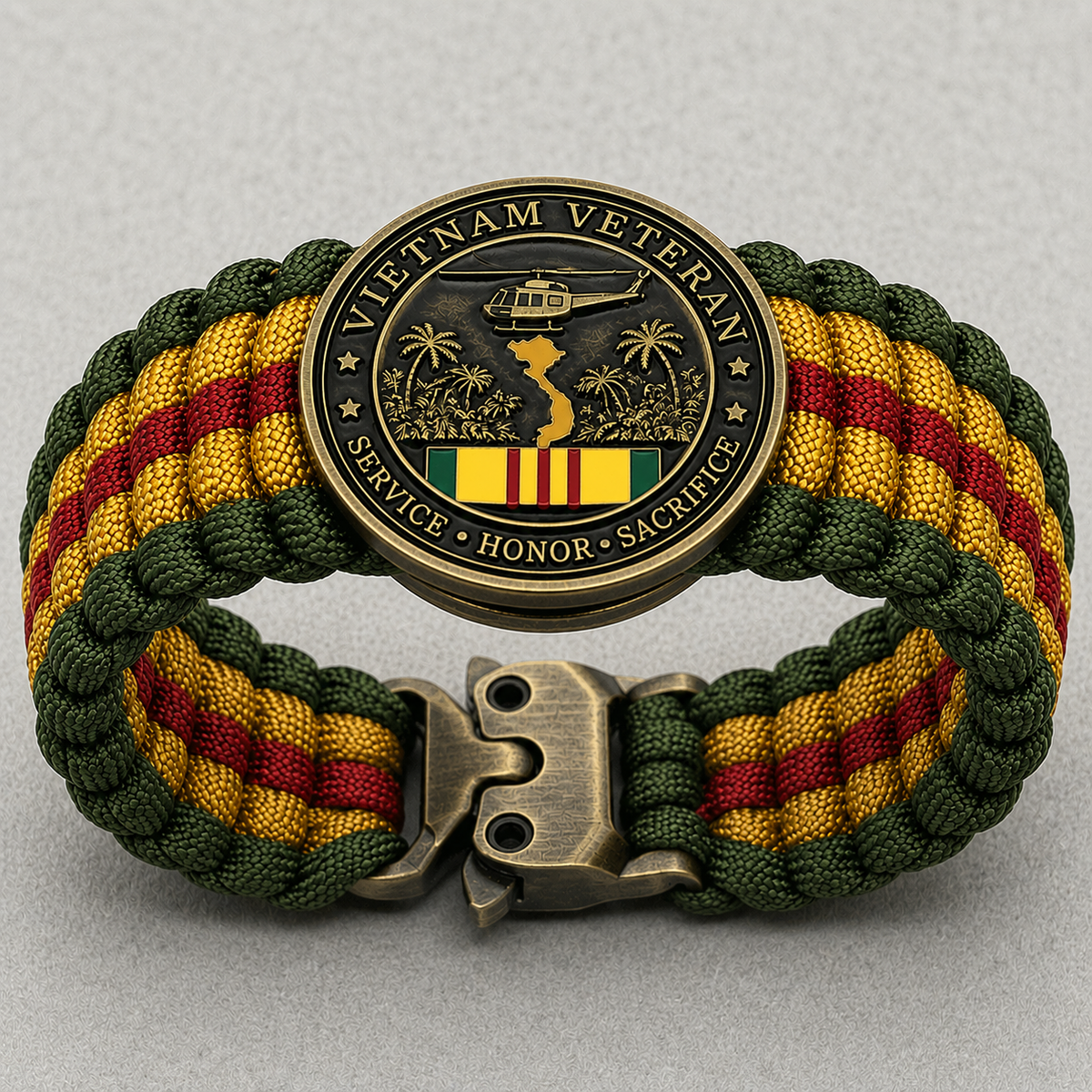 BraveBond – Vietnam Veteran Tribute Survival Bracelet