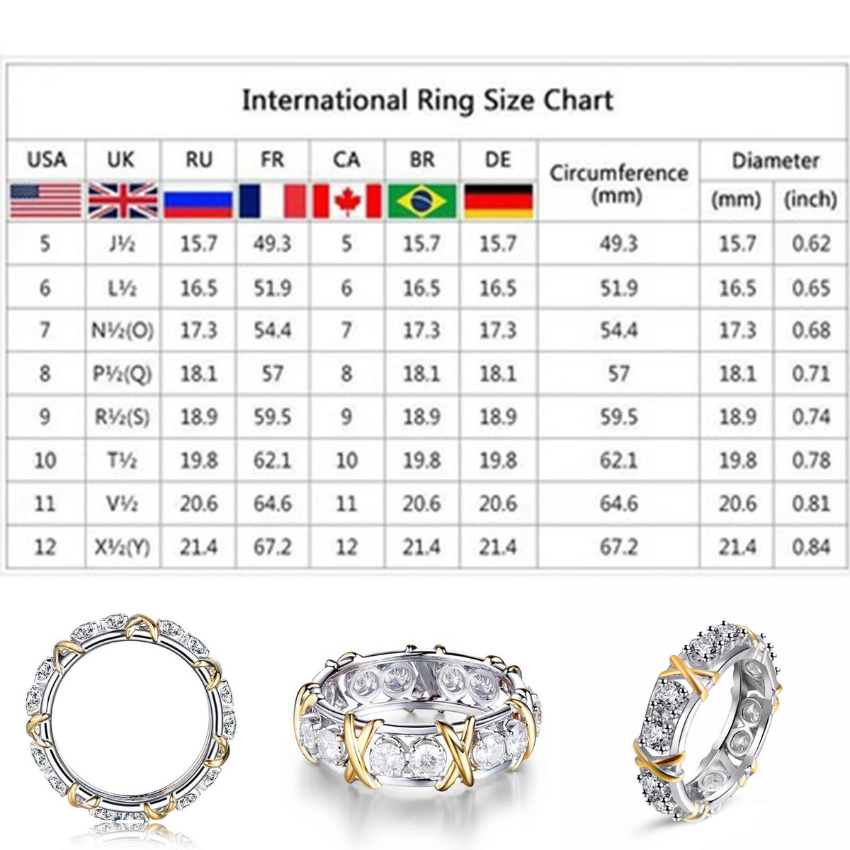 Moissanova – Magnetology Moissanite Diamond Ring