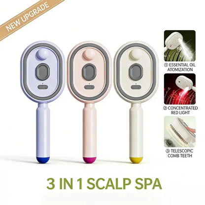 MistGlow – Hydrating Scalp Massage Hair Brush