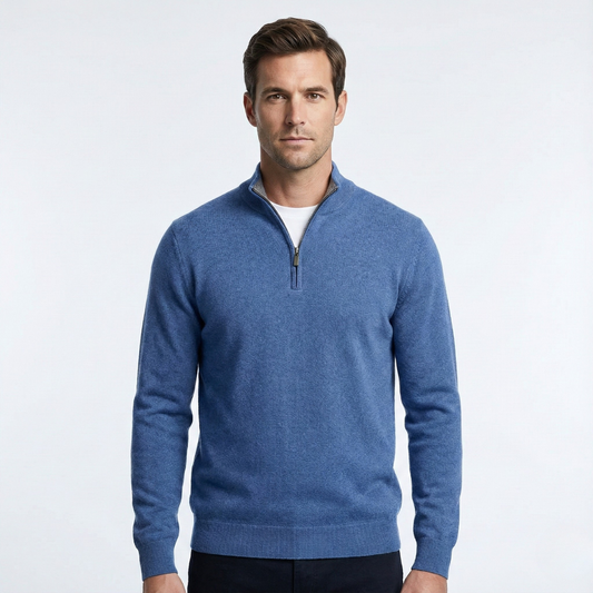 Santous Zip-Up Sweater | BELIVITE