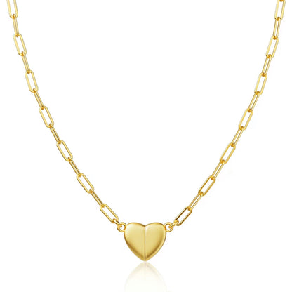 HeartLink – Magnetic Heart Pendant Necklace