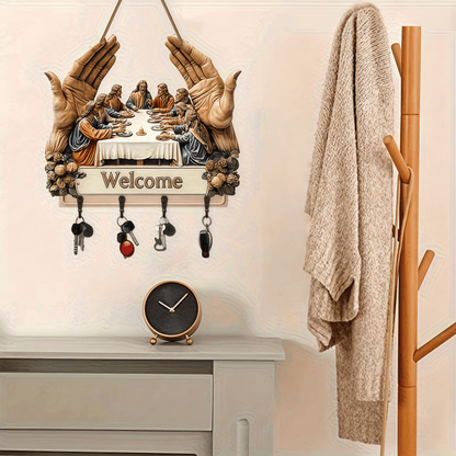 FaithFrame – Jesus & Disciples Wall Art Keychain