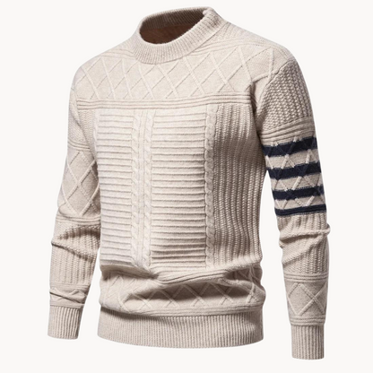 Warren Cable Crewneck Sweater | BELIVITE