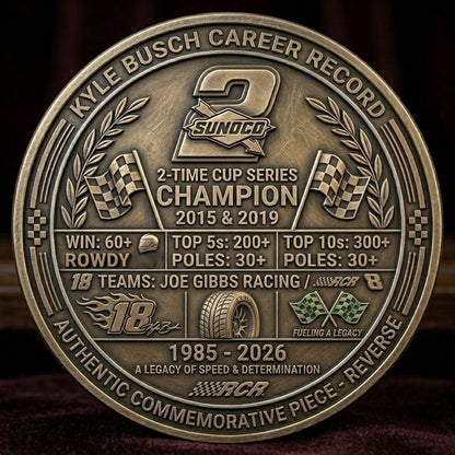 RacingRelic – Memorial Collector Coin Honoring Kyle Busch