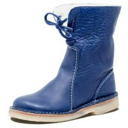 WATERPROOF LEATHER POLAR BOOTS WITH WOOL LINING | BELIVITE