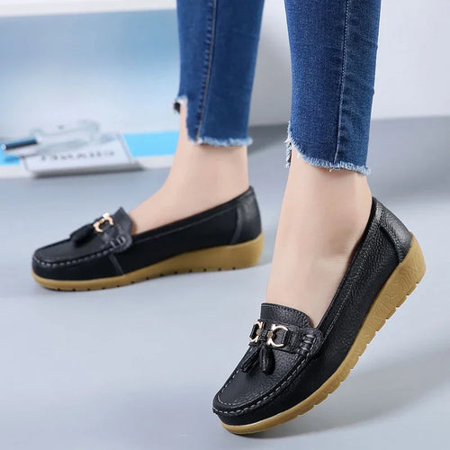 Orthopedic Leather Moccasin | BELIVITE