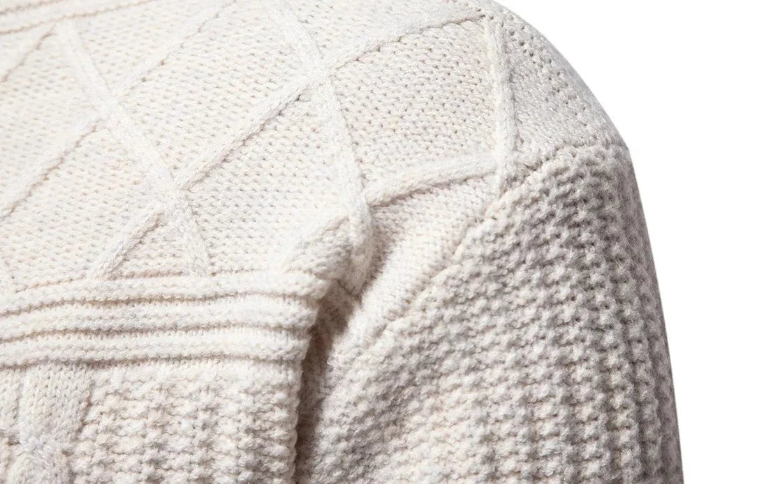 Warren Cable Crewneck Sweater | BELIVITE