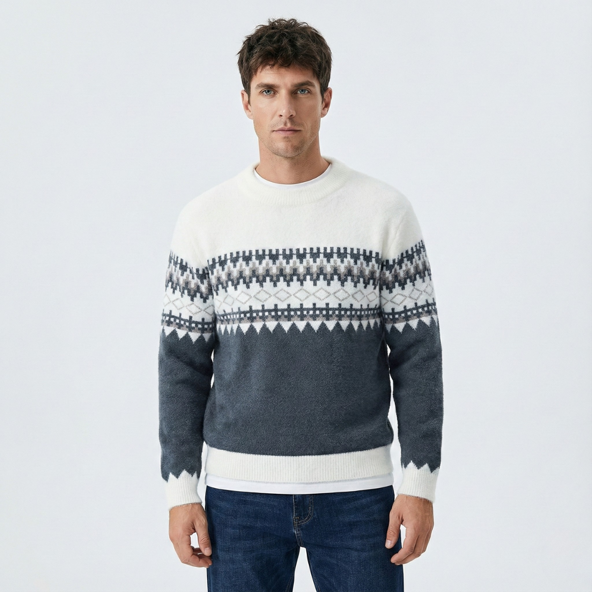 Glide Crew Neck Sweater | BELIVITE