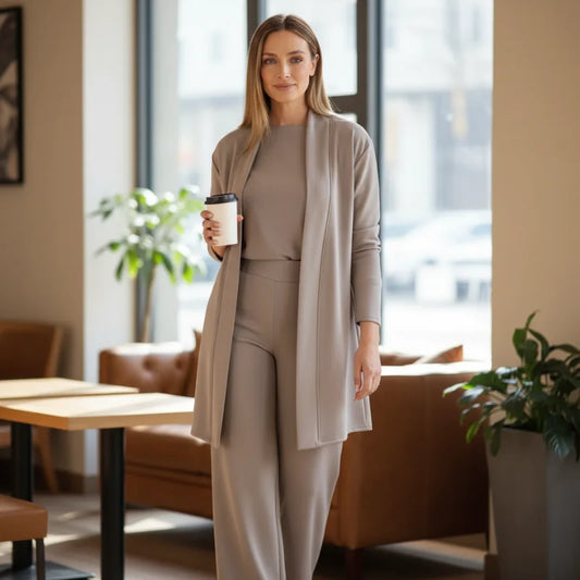 Lunara™ – Elegante conjunto de 3 piezas con caída fluida