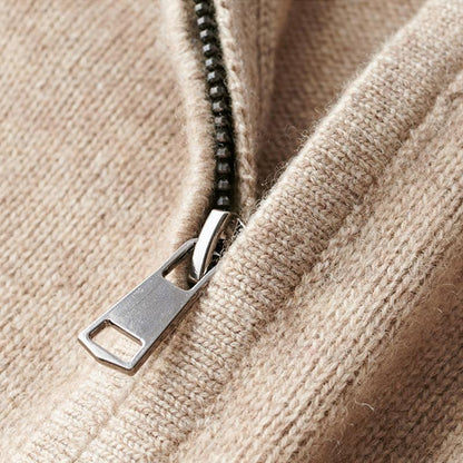 BELIVITE | Santous Zip-Up Sweater