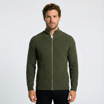 Colton Cashmere Zip Sweater | BELIVITE