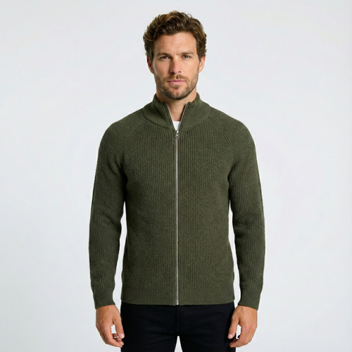 Colton Cashmere Zip Sweater | BELIVITE