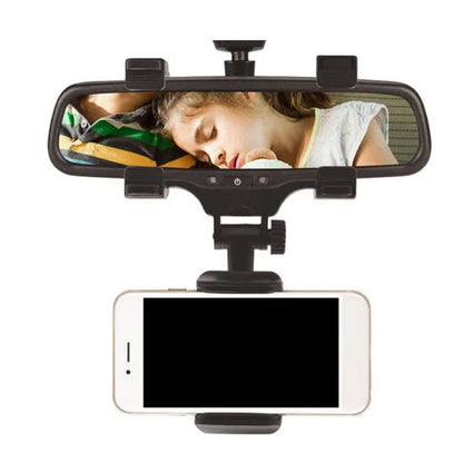 FlexMount – Rotatable Rearview Mirror Phone Holder