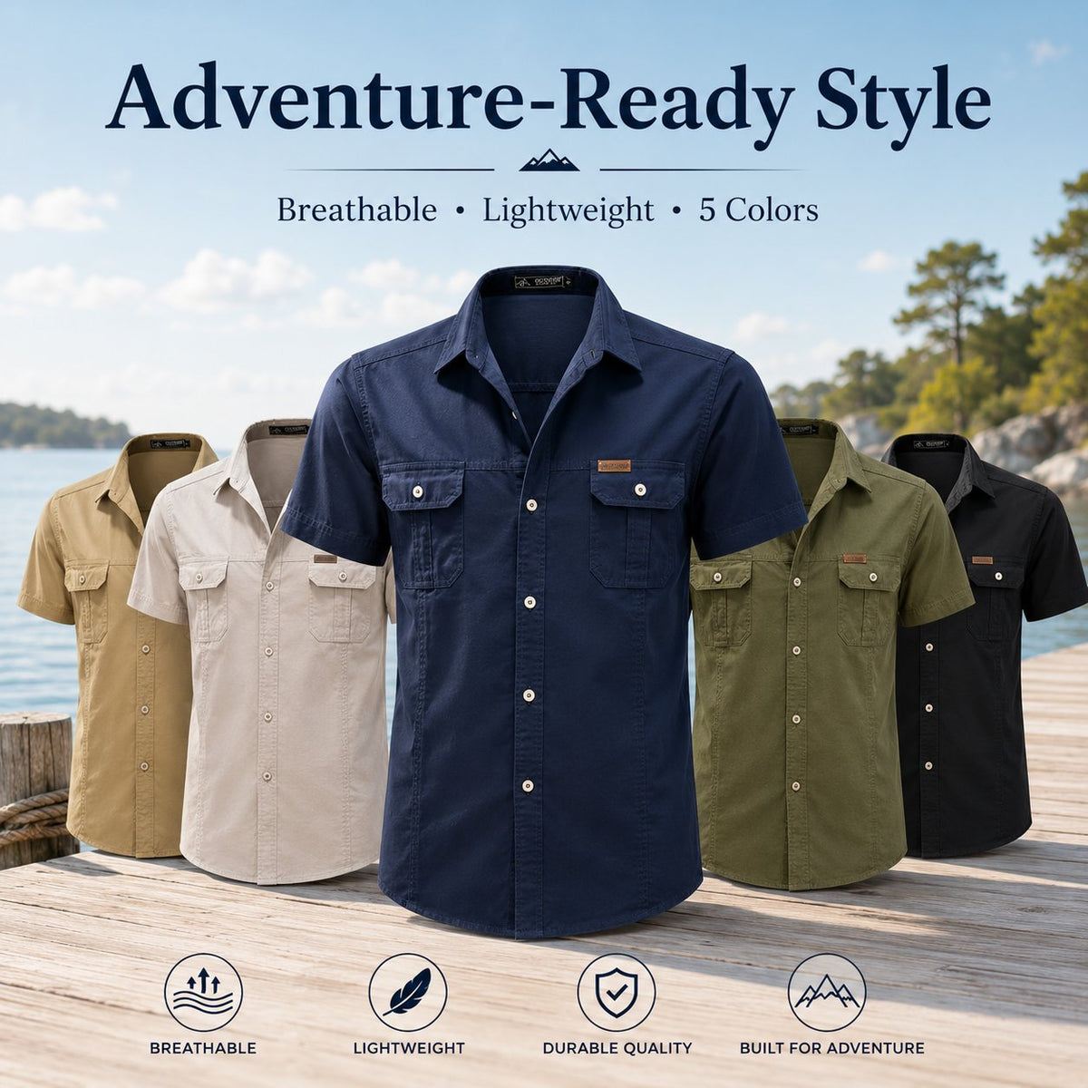 BreezeWear – Breathable Outdoor Shirt