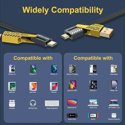 VoltLink – 4-in-1 Fast Charging Cable