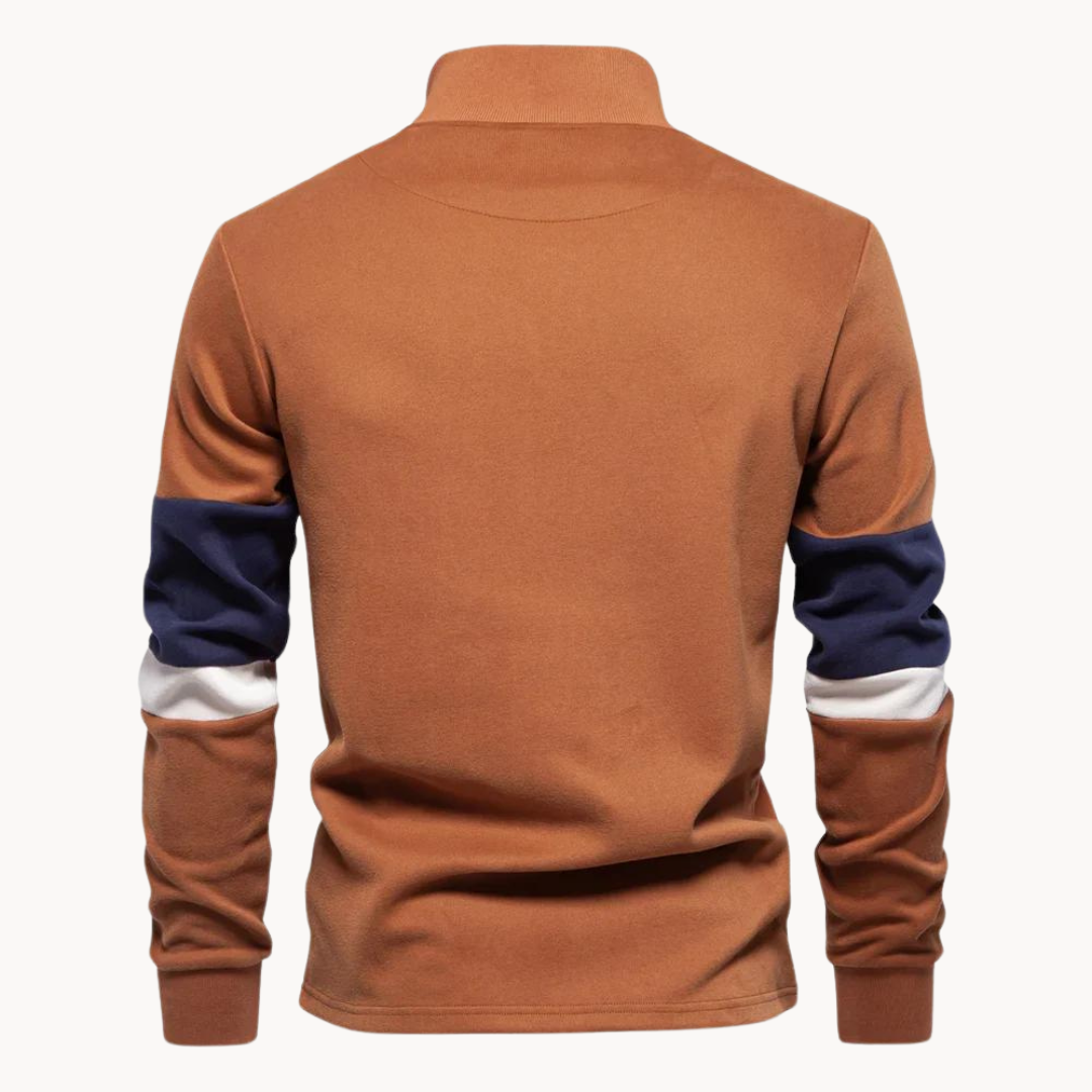 Nathan Quarter-Zip Sweater | BELIVITE