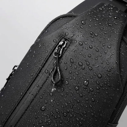 SyncPack™ – Waterproof Crossbody Bag with USB Port