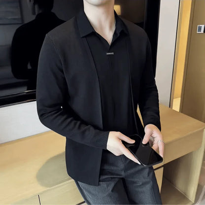 Layer™ – 2-in-1 Shirt with Cardigan Effect