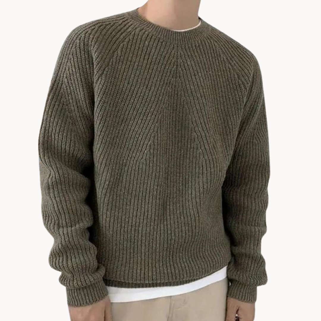 Ronan Ridgeway Ribbed Sweater | BELIVITE