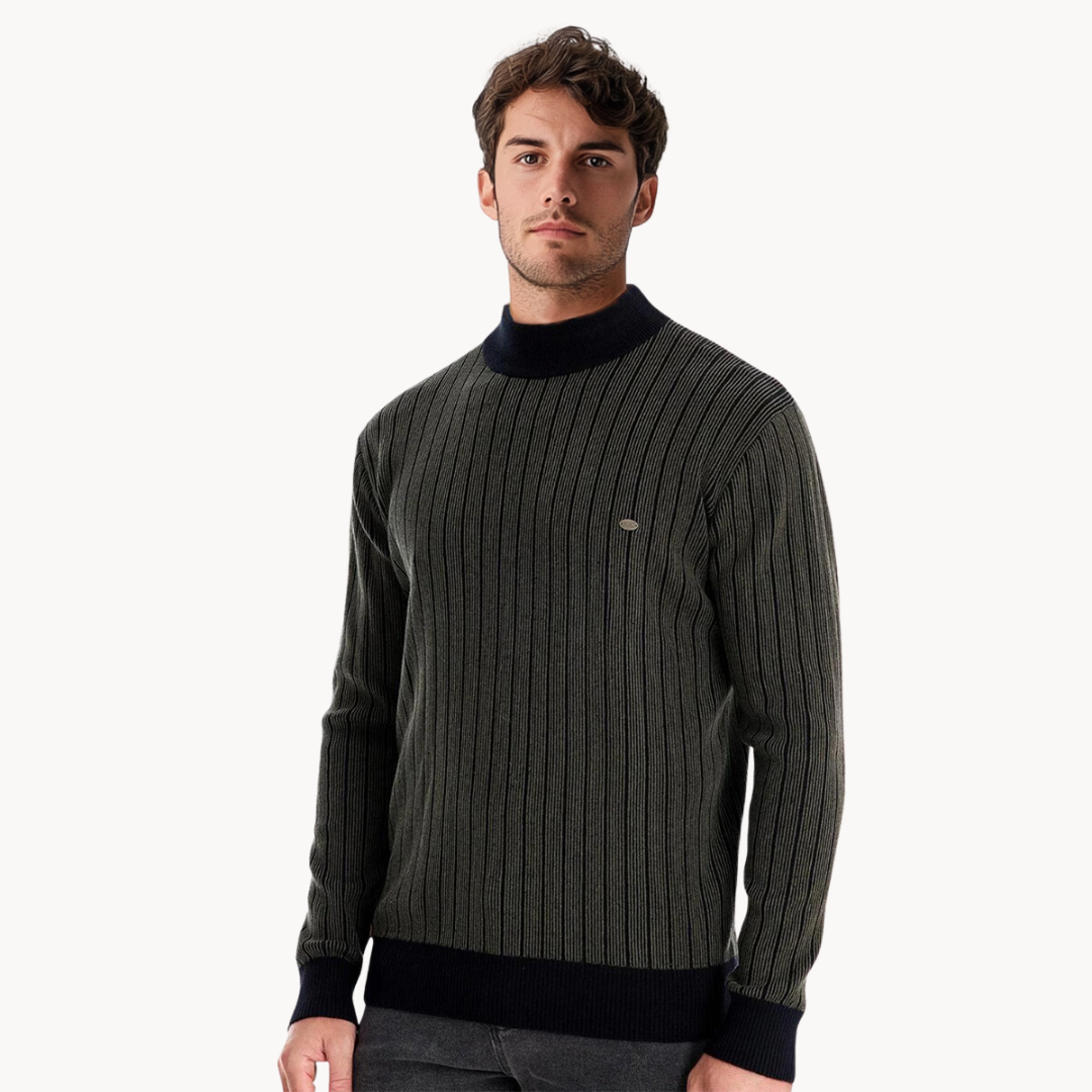 Quincy Striped Sweater | BELIVITE