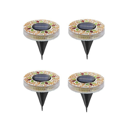 NightMosaic – Waterproof Solar Pathway Lights
