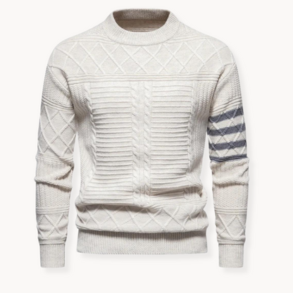Warren Cable Crewneck Sweater | BELIVITE