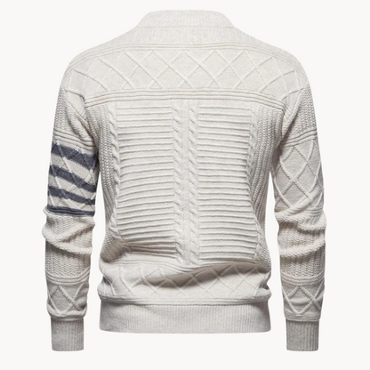 Warren Cable Crewneck Sweater | BELIVITE