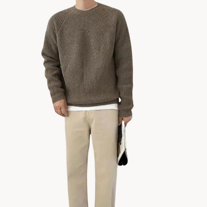 Ronan Ridgeway Ribbed Sweater | BELIVITE