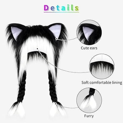 ⚡Clearance Sale, Selling The Last 50 Items At A Loss💥Cute Plush Cat Hat