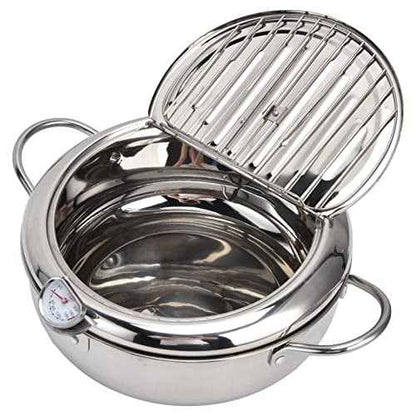 CookForge – Premium Stainless Frying Po & Oil Control Rack System