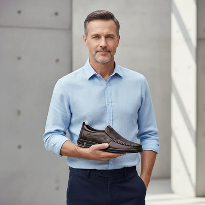 Brenton™ – Handcrafted Leather Moccasins for Timeless Style
