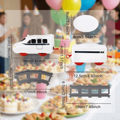 FunRail – Rotating Food Train Serving Set