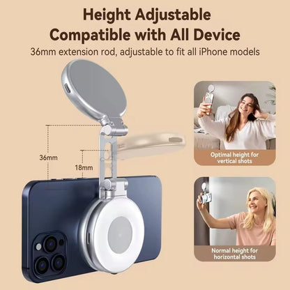 BrightAura – Selfie Light with Mirror