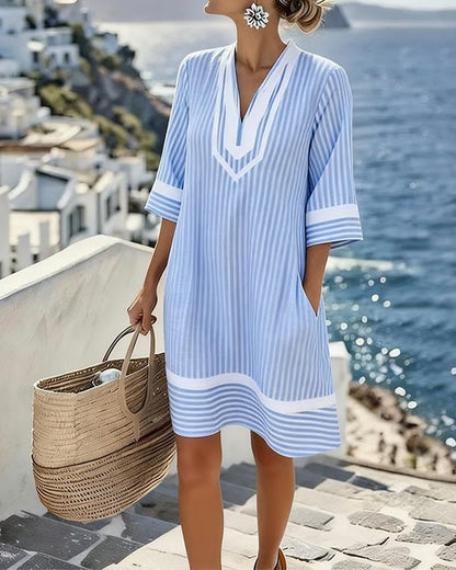 UrbanStripe - Pocket Dress For Everyday Summer Shift