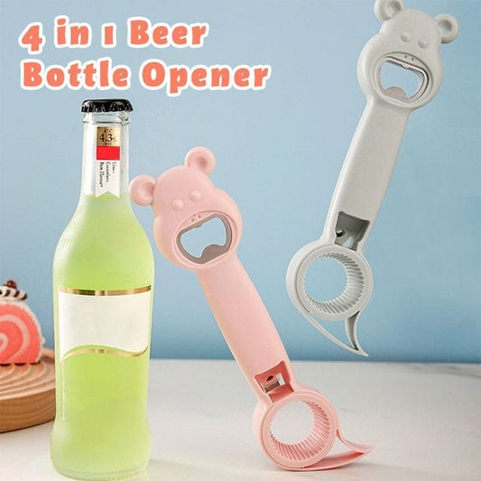TwistMate – Abrebotellas y abrelatas multifunción 4 en 1