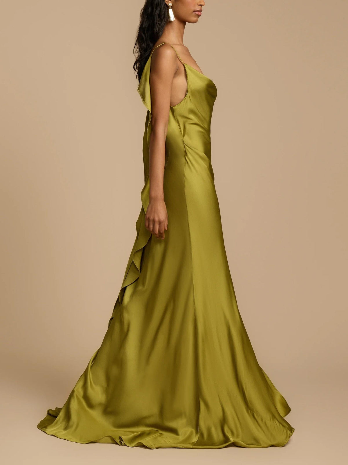 VelvetGrace – Elegant Comfort Slit Maxi Dress