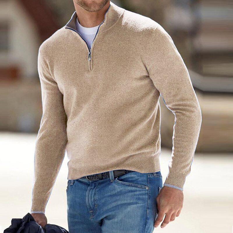 Santous Zip-Up Sweater | BELIVITE
