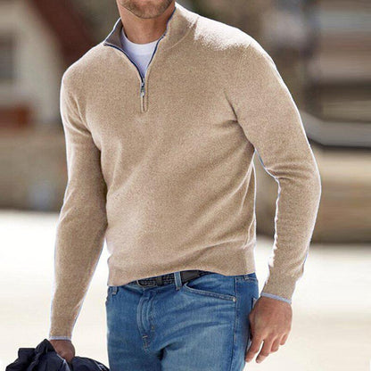 Santous Zip-Up Sweater | BELIVITE